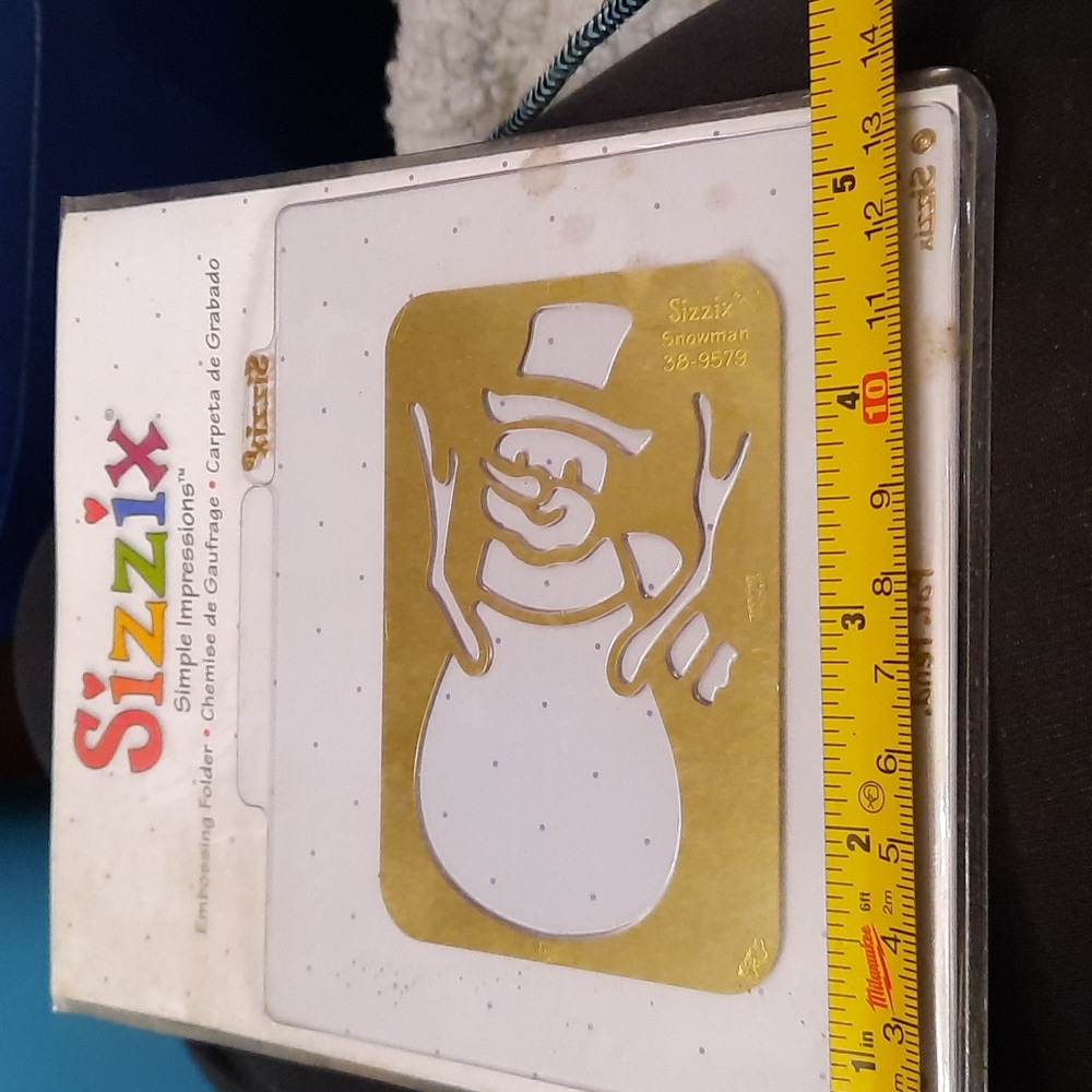 Sizzix Simple Impressions snowman Embosser